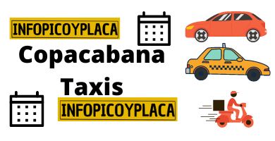 pico y placa en Copacabana para taxis
