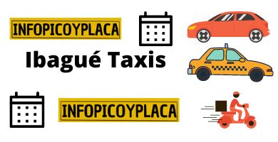 pico y placa en Ibague para taxis